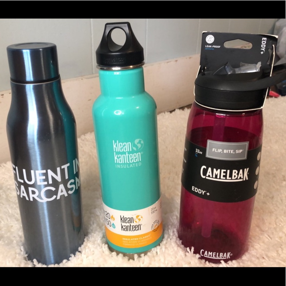 Klean Kanteen, Camelback, Dorm Essentials Bottles